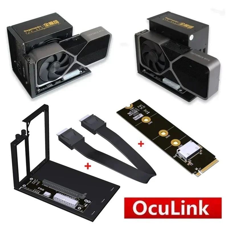 F9G 64Gbps OcuLink to PCIE 4.0 - Oculink Egpu Mini Pc recension och pris