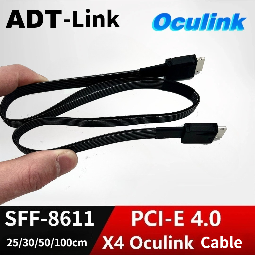 ADT-Link PCI-E 4.0 X4 SFF-8611 - Oculink Egpu Mini Pc recension och pris